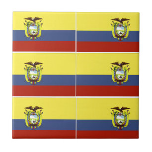 ecuadorian flag tile
