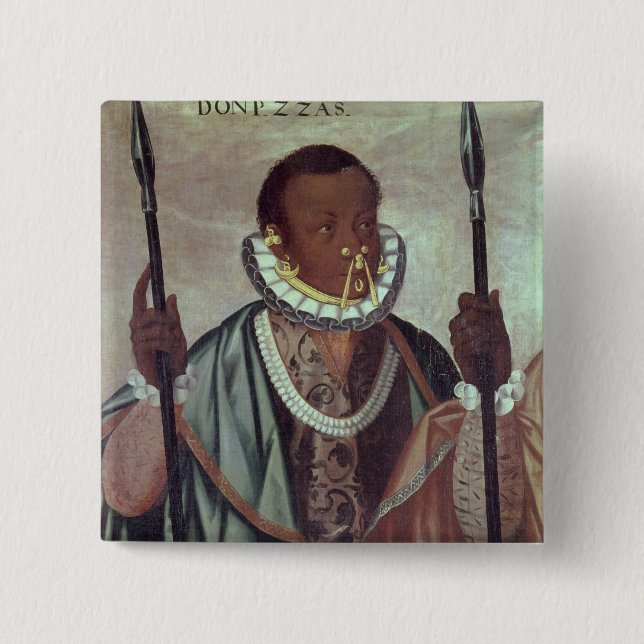 Ecuadorian from Quito 2 Inch Square Button (Front)