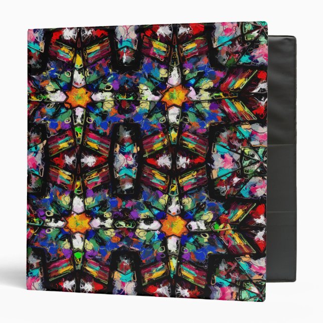 Ecuadorian Stained Glass Binder (Front/Inside)