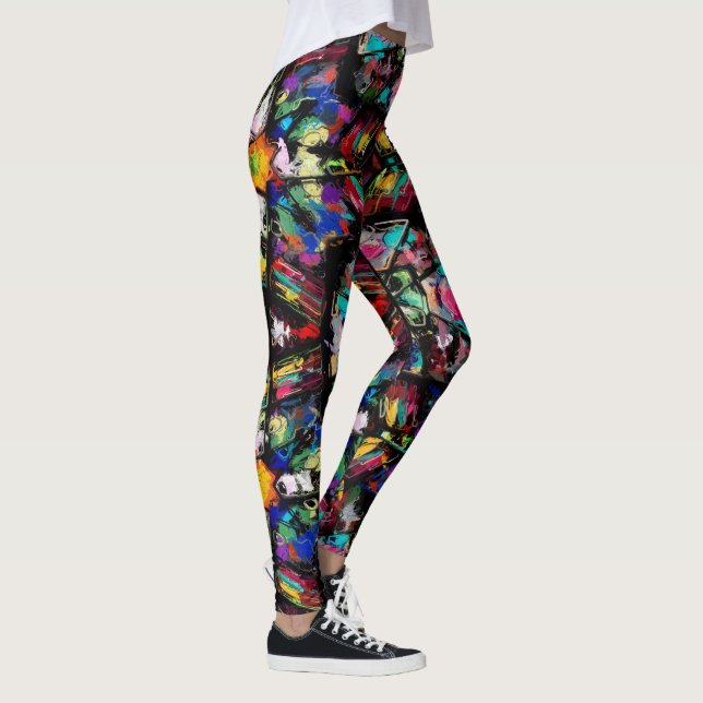 Ecuadorian Stained Glass Leggings (Right)