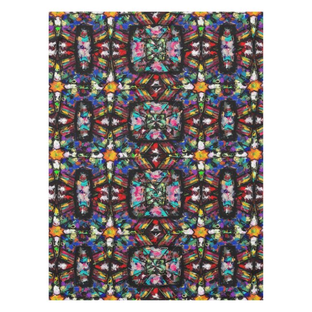 Ecuadorian Stained Glass Tablecloth (Front)
