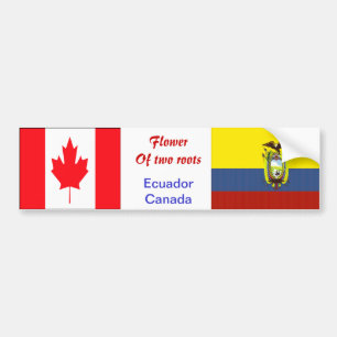 Ecuaradorian-canadian bumper stickers