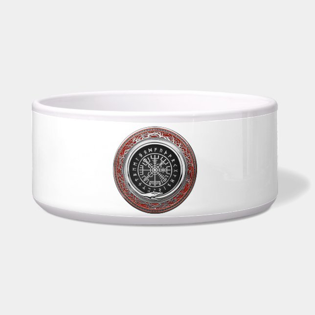 Écuelle [200] Vegvisir - Viking Silver Magic Runic Compass (Devant)