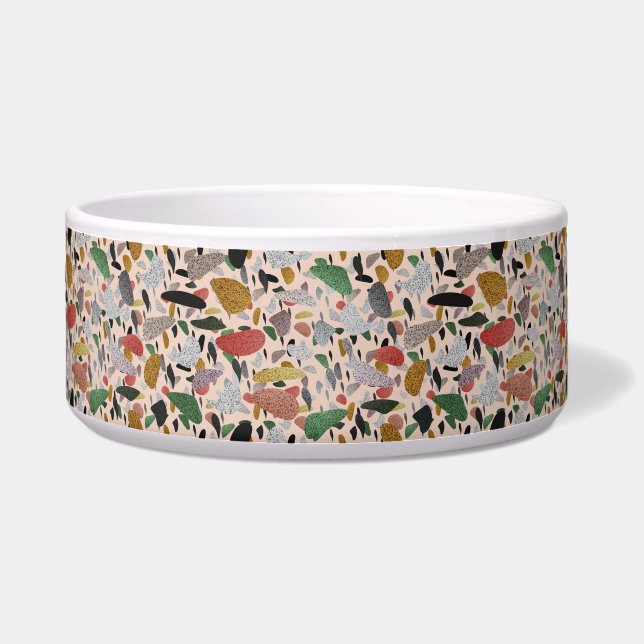 Écuelle Abstrait Art moderne Terrazzo Style Motif (Devant)