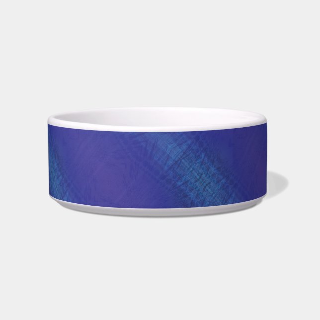 Écuelle Acceptation | Motif de Blue Indigo Violet Shibori (Devant)