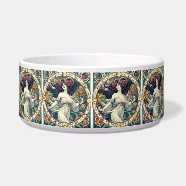 Écuelle AI aidé Art Déco Bowl conception de dame (Devant)