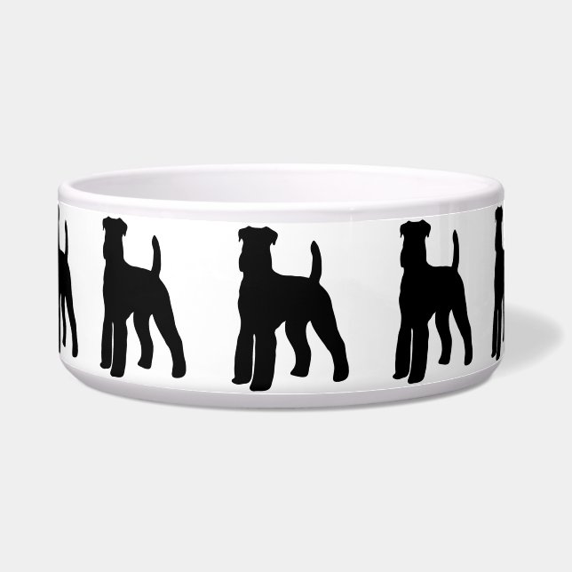 Écuelle Airedale Terrier (Devant)