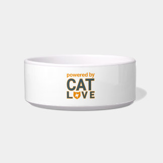 Écuelle Alimenté par l'amour des chats