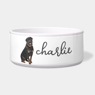Écuelle Aliments Rottweiler personnalisés