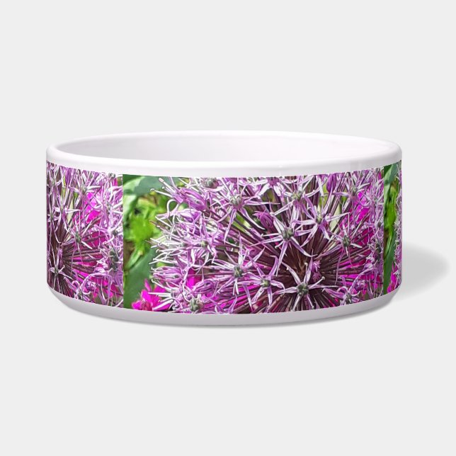 Écuelle Allium & Fleurs d'été Pet Bowl (Droite)