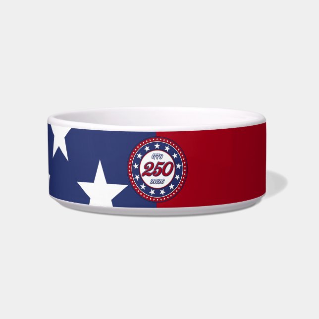 Écuelle America’s 250th Birthday With USA Flag (Devant)
