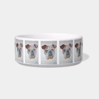American Bulldog Artistic Pet Portrait