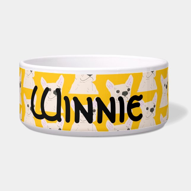 Écuelle Amoureux de Frenchie (Devant)