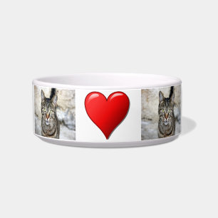 Écuelle Amoureux des chats Pet Bowl