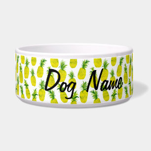 Écuelle Ananas Party Customisé pour animaux de compagnie E