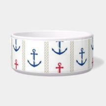 Ancres nautiques de cuvette d'animal familier