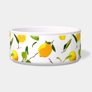 Écuelle Aquarelle Citron et Feuilles 16