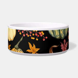 Écuelle Aquarelle Citrouilles : Automne Motif sans couture