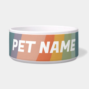 Écuelle Arc-en-ciel Customisé de chien Aliments pour anima