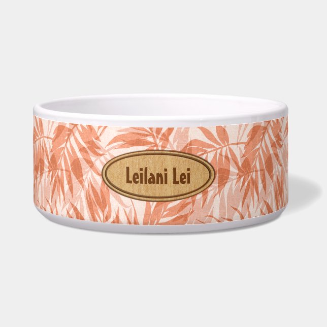 Écuelle Areca Palms Hawaiian Tropical Vintage (Devant)