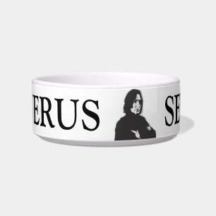 Écuelle Armoiries de Snape Severus croisées B-W