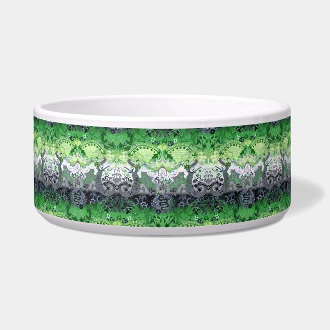 Écuelle Aromantic Dragon Damask - Aro Pride Drapeau Couleu (Devant)