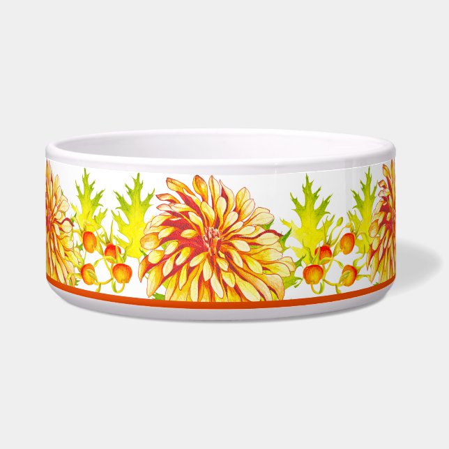 Écuelle Arrivée d'automne sur un bol de salade (Devant)