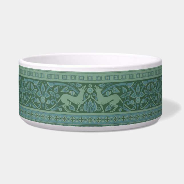 Écuelle Art Déco Nouveau Chien Nature Motif animal (Devant)
