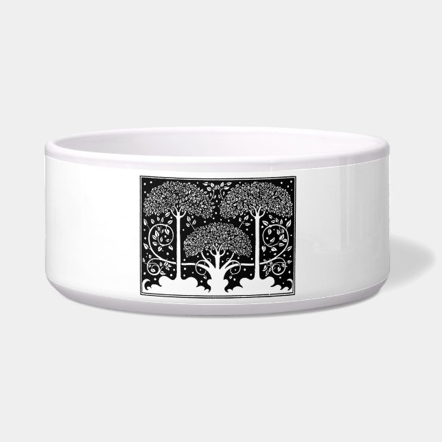Écuelle Art Nouveau Tree Beardsley Motif (Devant)