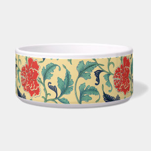 Écuelle Art Nouveau Vintage Chinoiserie Fleurie Rouge Chin