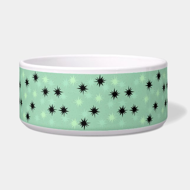 Écuelle Atomique Jade et Mint Starburts en céramique Pet B (Devant)