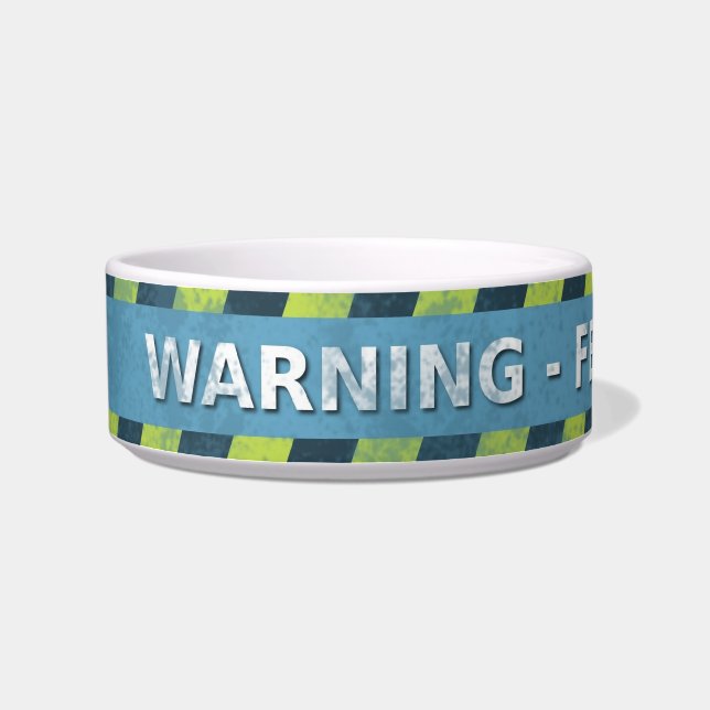 Écuelle Avertissement Pet Bowls (Gauche)