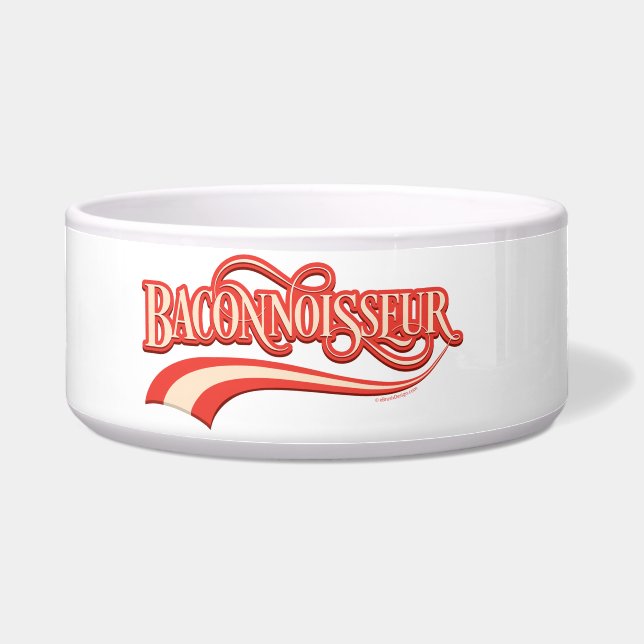 Écuelle Baconnoisseur (amoureux du bacon) (Devant)