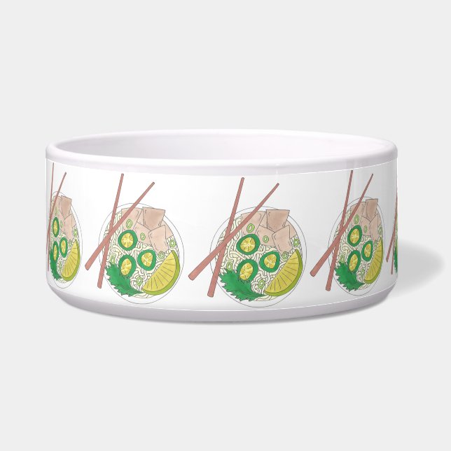 Écuelle Baguettes de soupe à la nouille de poulet pour ali (Devant)