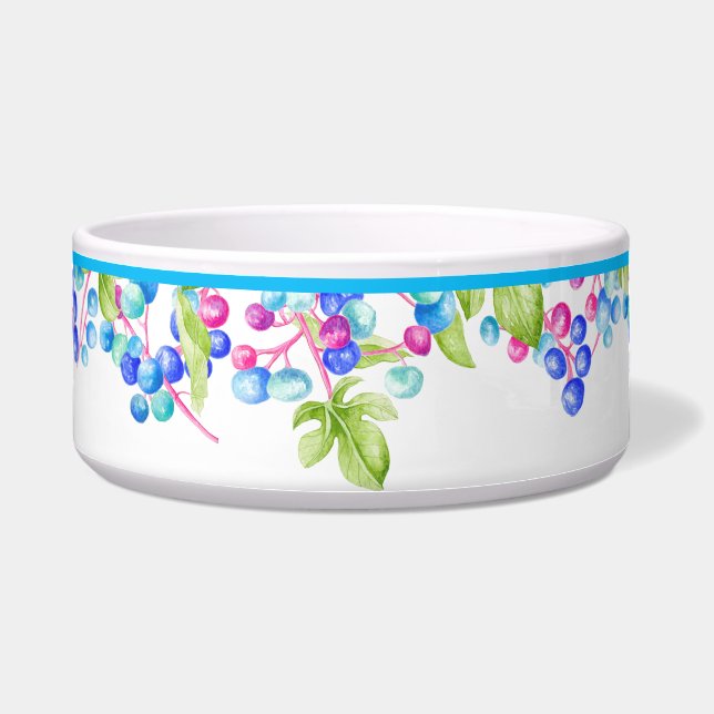 Écuelle Baies de porcelaine sur un bol de salade (1) (Devant)