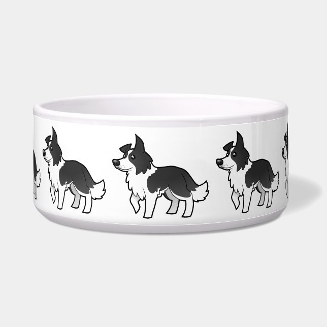 Écuelle Bande dessinée border collie (Devant)
