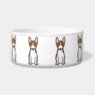 Écuelle Bande dessinée de chien de Basenji