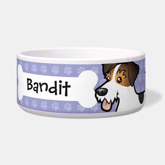 Écuelle Bande dessinée Jack Russell Terrier (Devant)