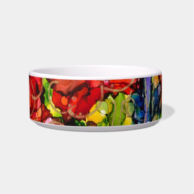 Écuelle Beautifu Pet Dish Lovitude "Hot Mess Garden" (Devant)