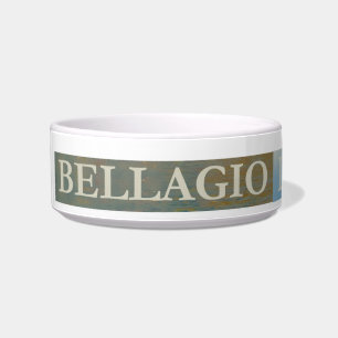 Écuelle Bellagio Italie Poster Pet Bowl