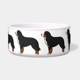 Écuelle Bernois Mountain Dog Ceramic Chien Bowl