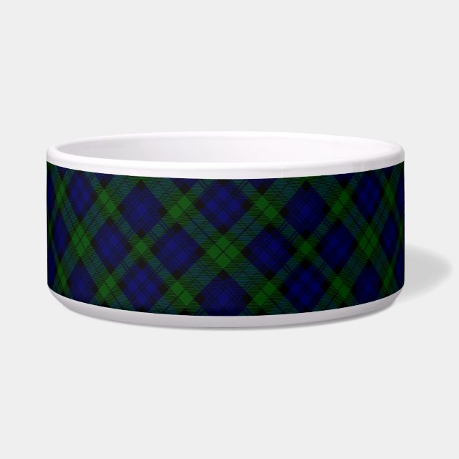 Écuelle Black Watch Tartan bleu vert Plaid (Devant)