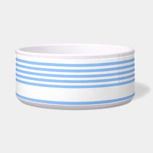 Écuelle Bleu et blanc cinq bandes motif