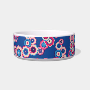 Écuelle Bleu Floral Rétro