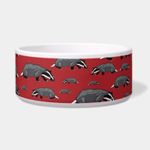 Bol à chien chien de dessin animé Red Badger