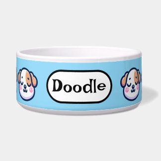 Écuelle "Bol à Nourriture Kawaii Personnalisé pour Chien a