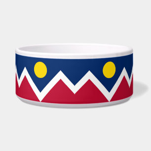 Écuelle Bol à nourriture pour animaux avec le drapeau de l
