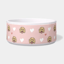 Bol chien rose mignon