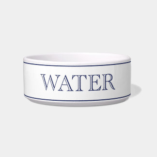 Écuelle Bol d'animal de compagnie d'eau blanc