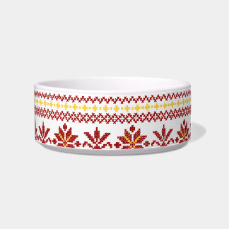 Écuelle Bol de chat Broderie ukrainienne Imprimé